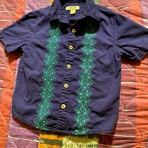 Very sharp handsome embroidered shirt. Cherokee brand